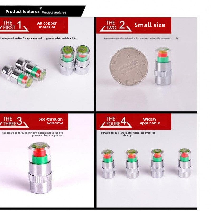 Visual Tire Pressure Monitoring Caps