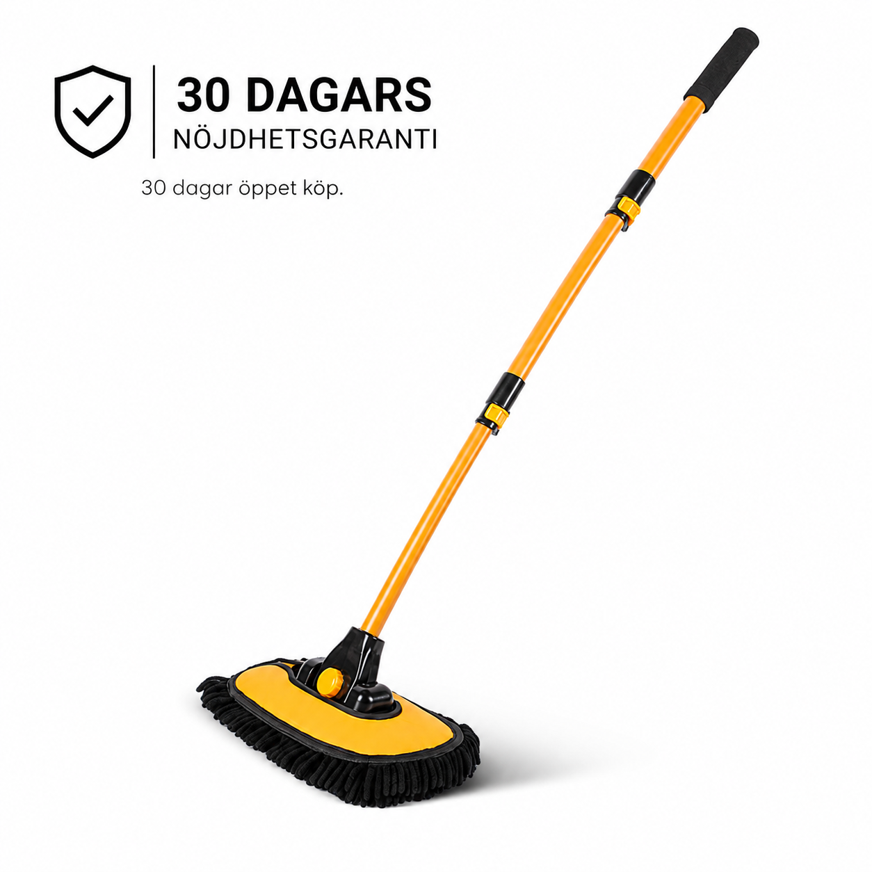 Justerbar biltvättsborste