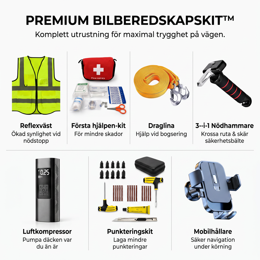 Premium Bilberedskapskitet™